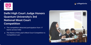 Quantum University’s 3rd National Moot Court Competition ‘JURISPRUDENCE 24’ Honoured by Delhi High Court Judge